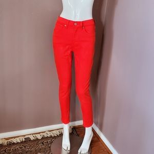 LUCKY Brand Bridgette high rise skinny red jeans size 4 / 27 A